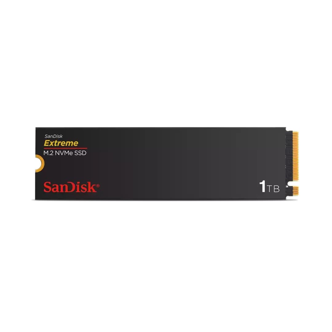 SanDisk Extreme 1TB M.2 2280 NVMe PCIe Gen 4.0 Internal SSD - Black - Image 1