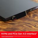 SanDisk Extreme 1TB M.2 2280 NVMe PCIe Gen 4.0 Internal SSD - Black thumbnail 3