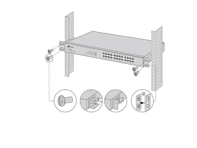 TP-Link RackMount Kit-19 19-inch Switches Rack Mount Kit - Image 4