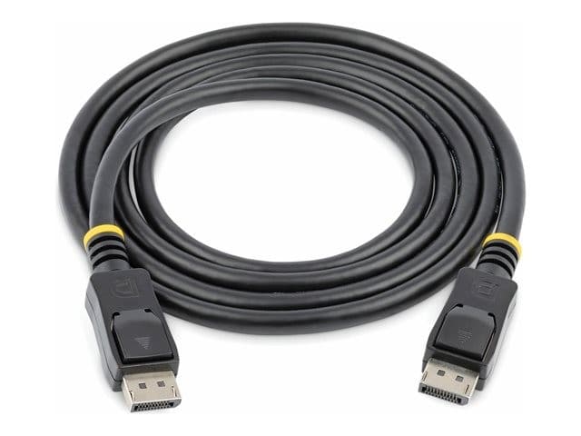 StarTech DISPLPORT6L DisplayPort 1.2 Cable 1.8m (6ft) Black - 4K x 2K HBR2 - Latching DP to DP M/M - Image 2