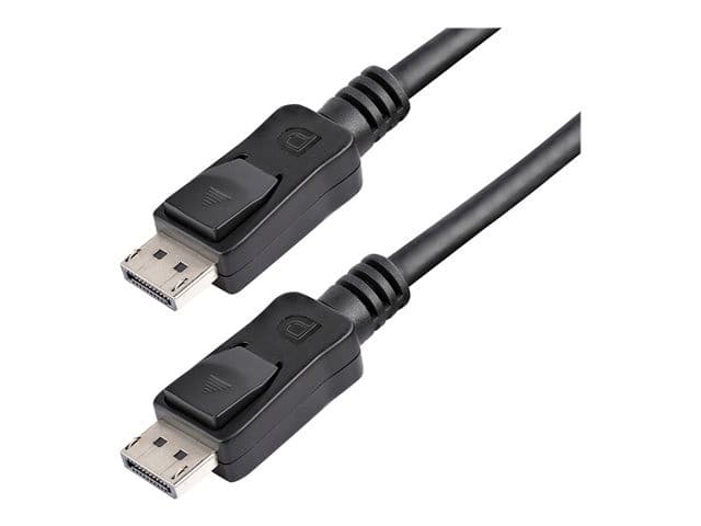 StarTech DISPLPORT6L DisplayPort 1.2 Cable 1.8m (6ft) Black - 4K x 2K HBR2 - Latching DP to DP M/M - Image 3