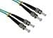 Cables Direct 1.0m ST-ST 50/125 OM3 cavo a fibre ottiche 1 m Blu - Image 3