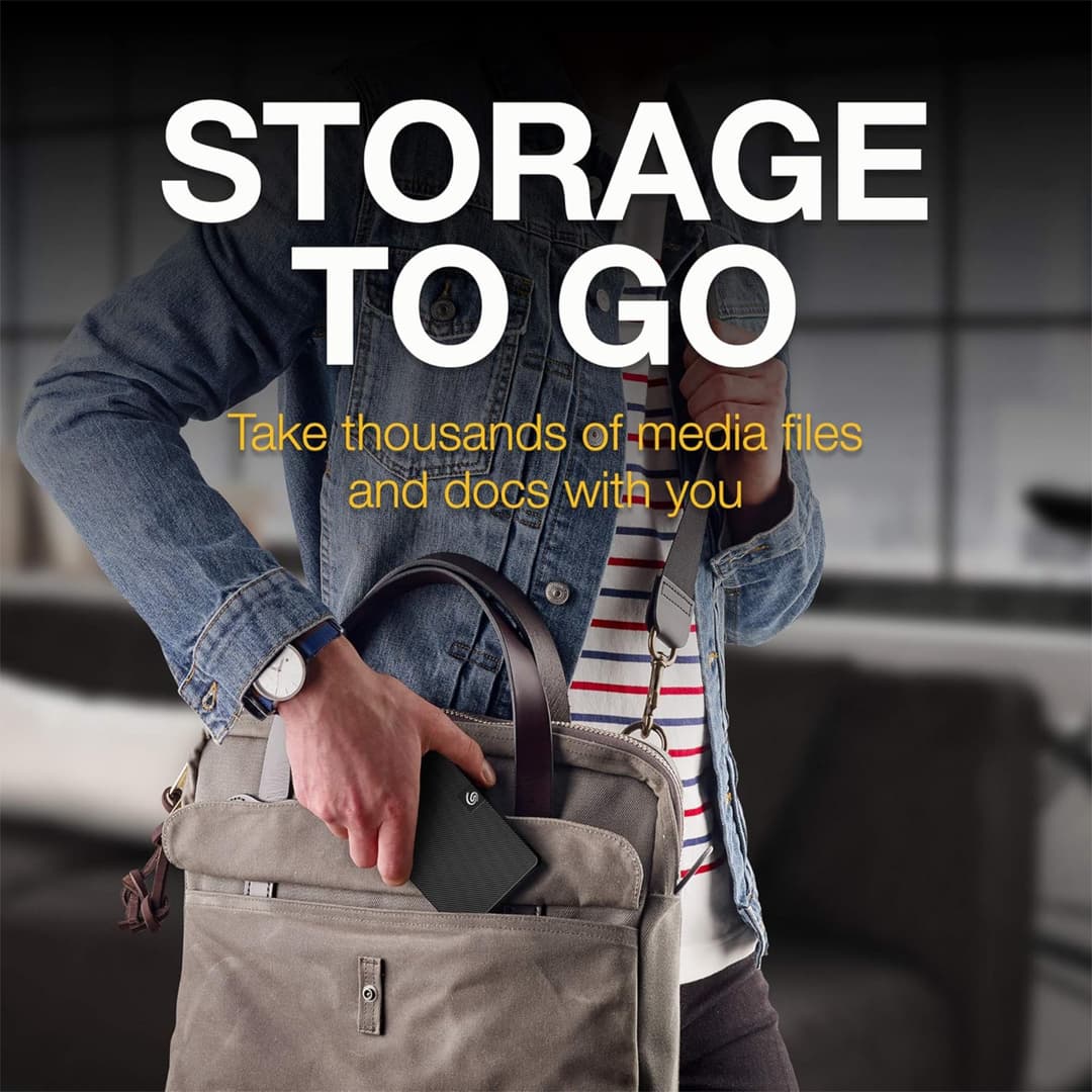 Seagate Expansion Portable STKM2000400 2TB 2.5" 5400RPM 5Gbp/s USB 3.0 External Hard Drive Black - Image 3