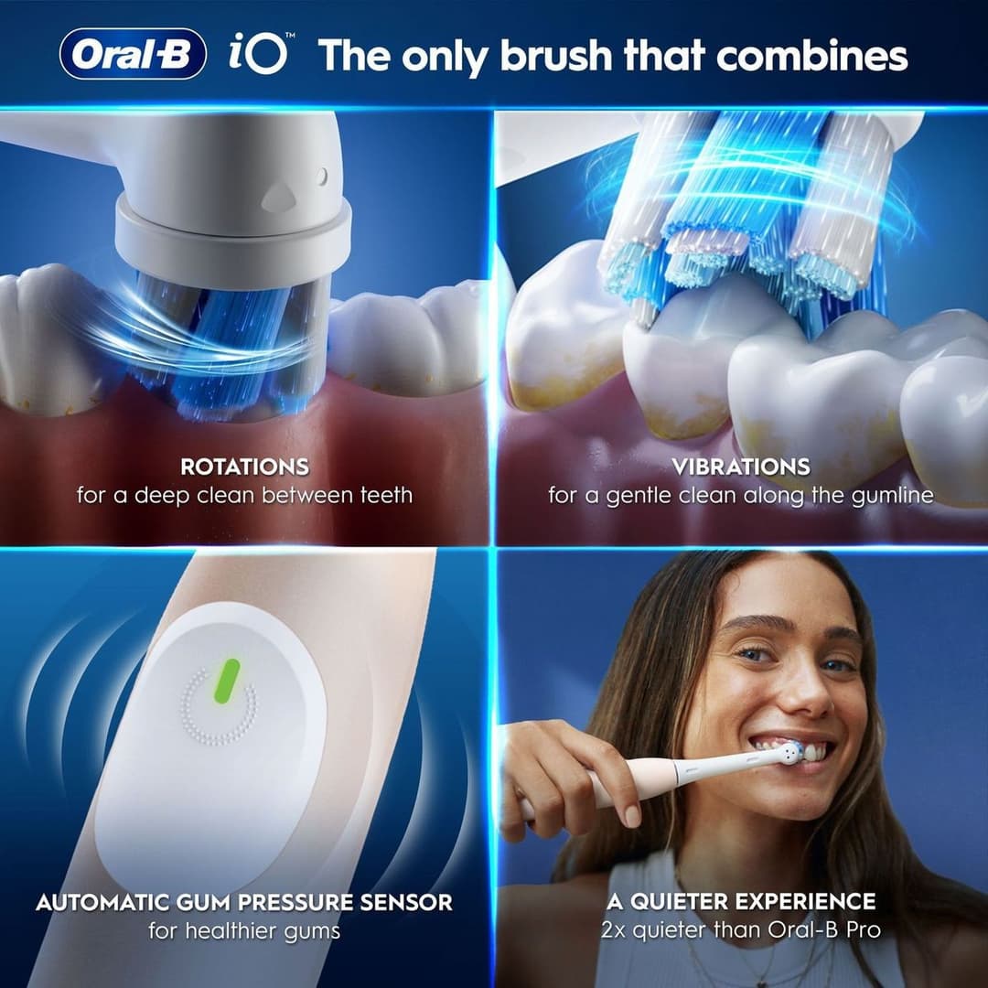 Oral-B iO2 Electric Toothbrush Calm Pink - Image 4