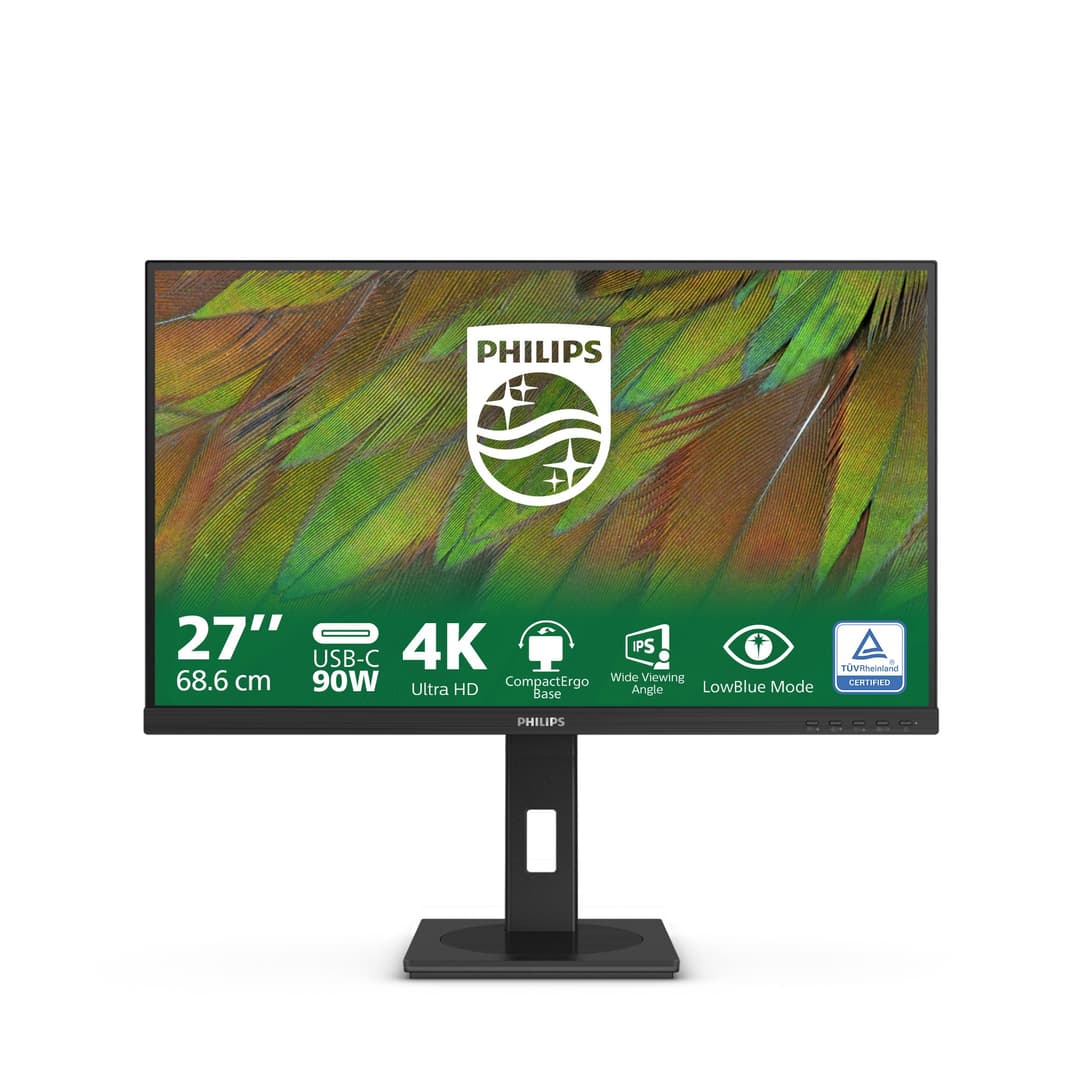 Philips 3000 series 27B1U3900/00 computer monitor 68.6 cm (27") 3840 x 2160 pixels 4K Ultra HD LCD Black - Image 1