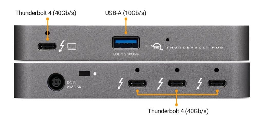 Thunderbolt Hub - 3 x TB4 - Image 1