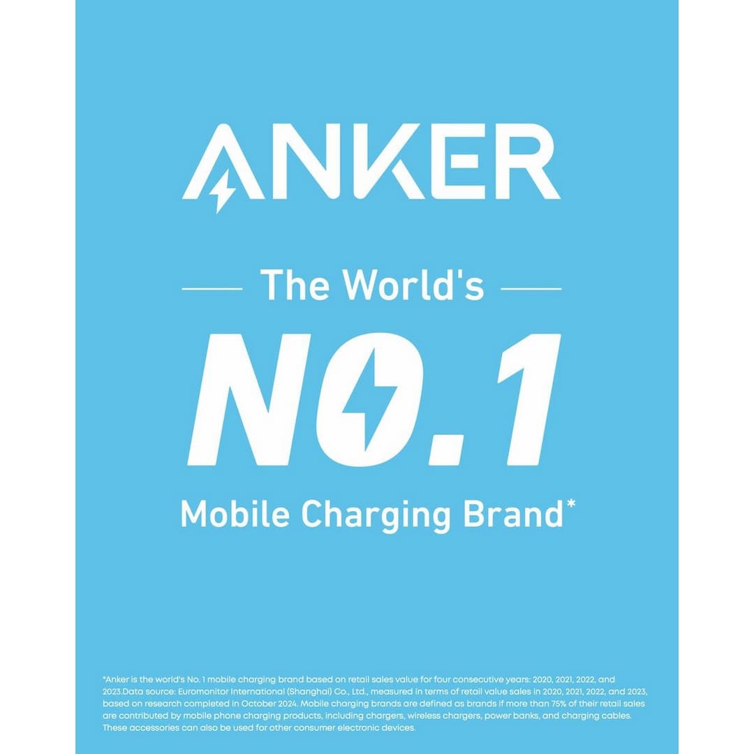 Anker Nano Power Bank 5,000mAh 22.5W with Built-In USB-C Connector - Black - Image 2