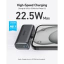 Anker Nano Power Bank 5,000mAh 22.5W with Built-In USB-C Connector - Black thumbnail 3