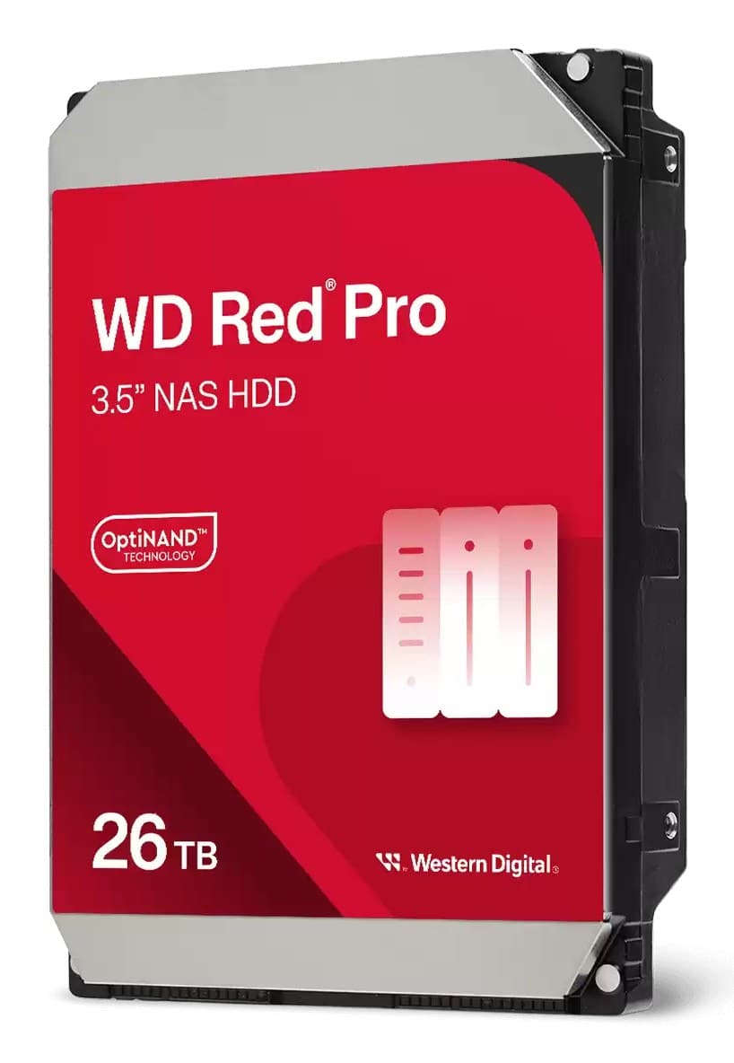 Western Digital Red Pro WD260KFGX internal NAS hard drive 26 TB 7200 RPM 512 MB 3.5" Serial ATA III