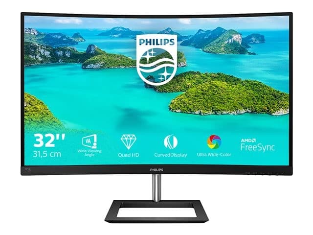 Philips E-line 325E1C 32" QHD 2560x1440 75Hz VA Curved Monitor - Image 2