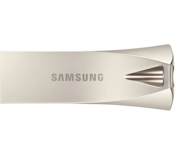 SAMSUNG Bar Plus USB 3.1 Memory Stick - 64 GB, Champagne Silver