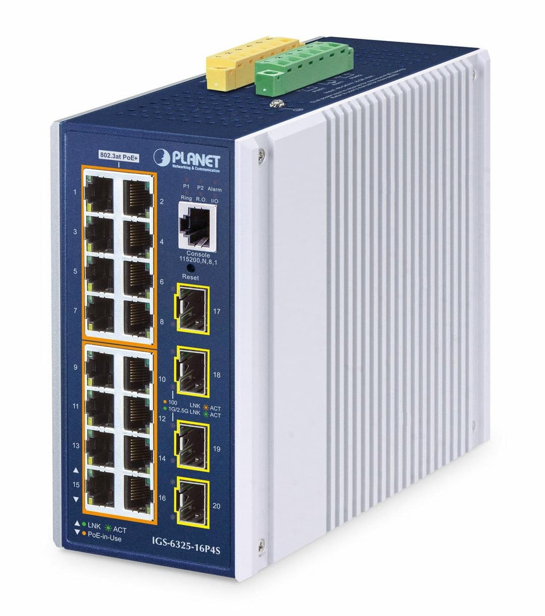 IP30 DIN-rail Ind. L3 16 Port - Image 1