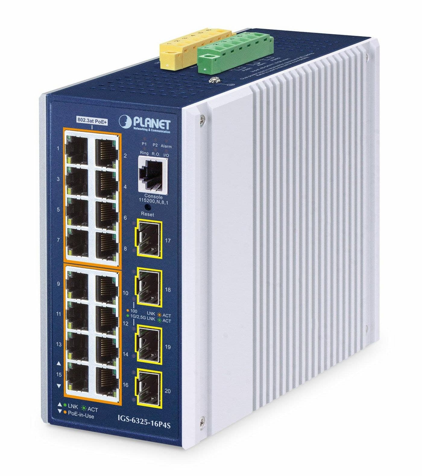 IP30 DIN-rail Ind. L3 16 Port
