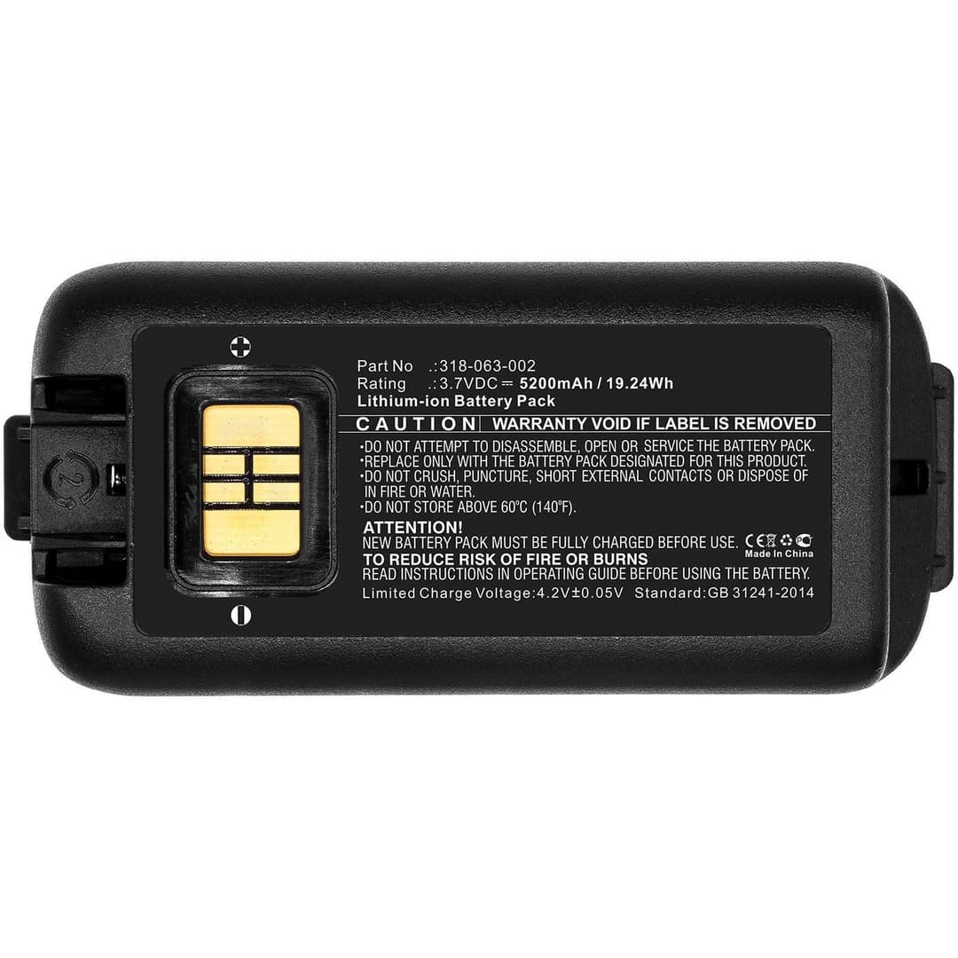 CoreParts Battery for Honeywell Barcode Scanner 19.24Wh Li-ion 3.7V 5200mAh, Dolphin, Handheld CK65, CK3, CK3B, CK3X (MBXPOS-BA0437) - Image 1