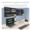 StarTech.com Universal USB4 & Thunderbolt 4 Docking Station, Quad Display on Windows, Dual Display on MacBook, HDMI DP Dock with 98W Laptop Charging thumbnail 2