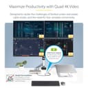 StarTech.com Universal USB4 & Thunderbolt 4 Docking Station, Quad Display on Windows, Dual Display on MacBook, HDMI DP Dock with 98W Laptop Charging thumbnail 3