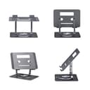 StarTech.com Rotating Laptop Stand, 360 Swivel, Ergonomic Desk Riser for Computer, Elevated Tray w/ Adjustable Tilt, Max 11lb/5kg, Aluminum Build, Portable Design thumbnail 3