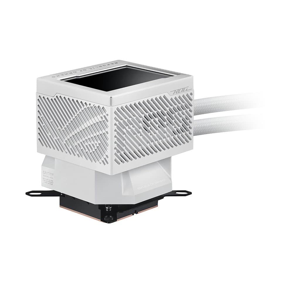ASUS ROG RYUJIN III 240 ARGB White Edition Intel/AMD AIO Liquid CPU Cooler with 3.5" LCD - 90RC00K2-M0UAY0 - Image 6