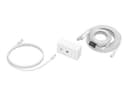 Vision Techconnect 4K Faceplate Kit with HDMI & USB Cables 10m White thumbnail 2