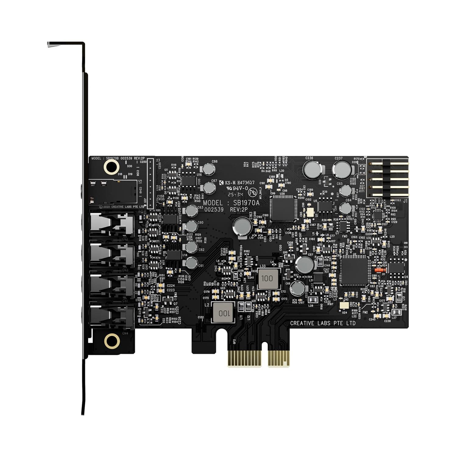 CREATIVE Sound Blaster Audigy Fx Pro Hi-res PCI-e Sound Card with 7.1 Discrete and Virtual Surround, and AutoEq for PC