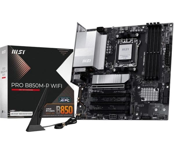 MSI PRO B850M-P WIFI AMD B850 Socket AM5 DDR5 Micro-ATX Motherboard - Image 5
