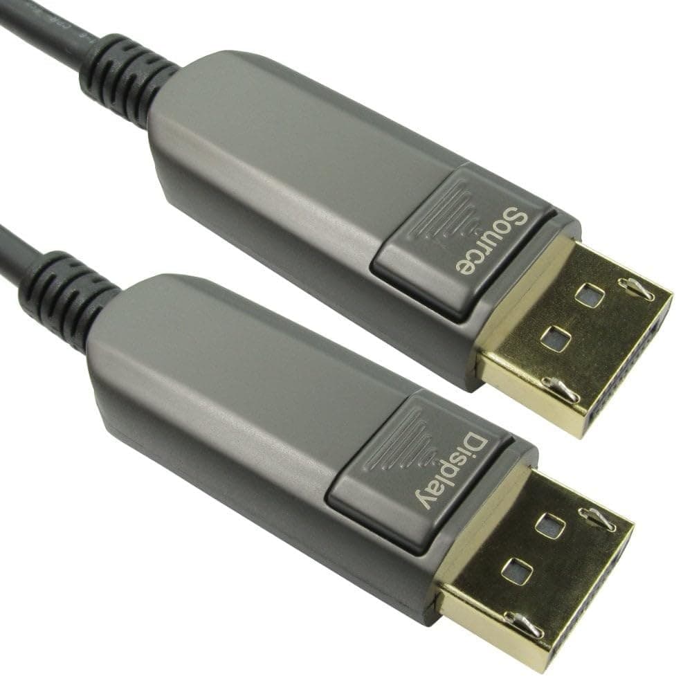 Cables Direct AocdP-005 Cavo Displayport 5 M Nero, Grigio (cdl 5m Displayport 1.4 Aoc Cable) - Image 1