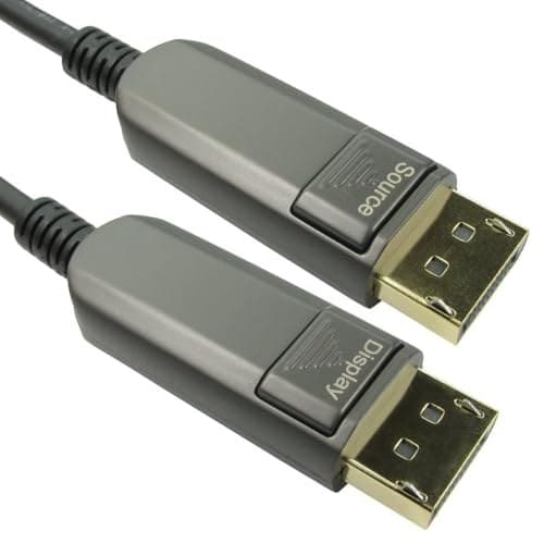 Cables Direct AocdP-005 Cavo Displayport 5 M Nero, Grigio (cdl 5m Displayport 1.4 Aoc Cable) - Image 2