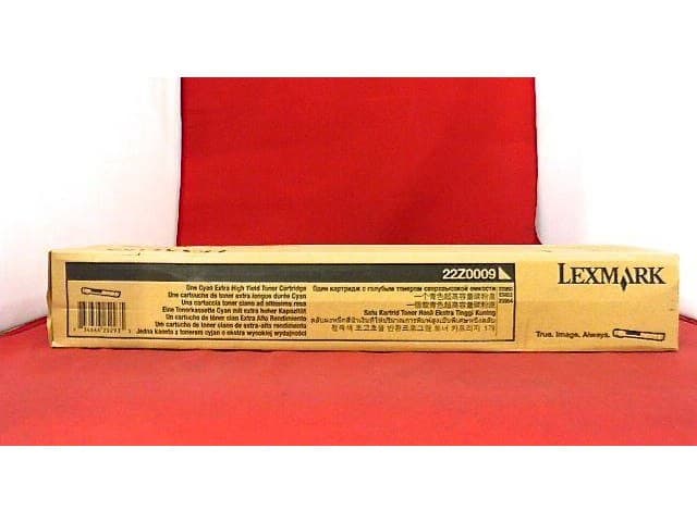 Lexmark 22Z0009 High Yield Toner Cartridge for XS950/XS955 (22,000 pages) - Cyan - Image 3