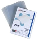 Rexel Superfine Cut Flush Folders A4 Clear (100) thumbnail 1