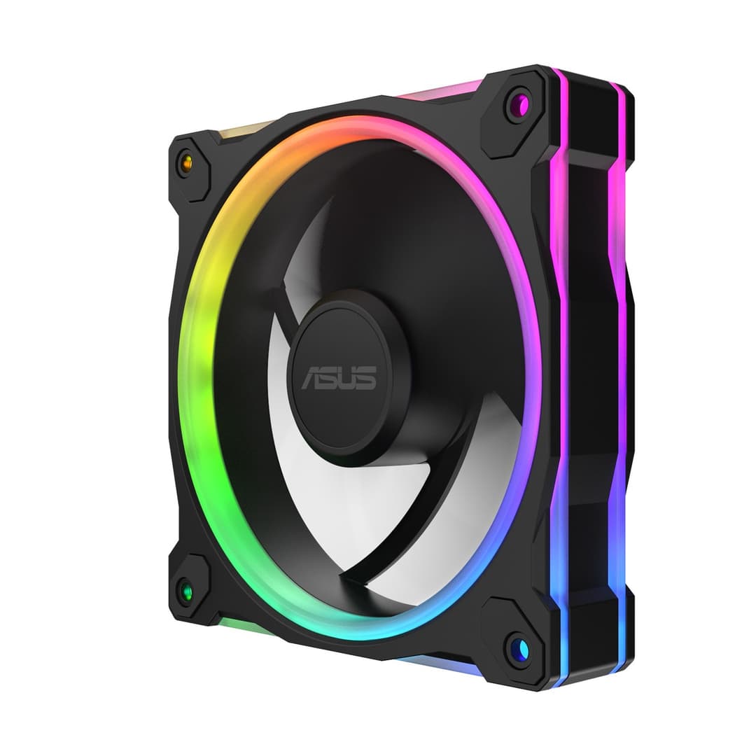 ASUS Prime MR120 ARGB 120mm Reverse PC Fan - Black - Image 2