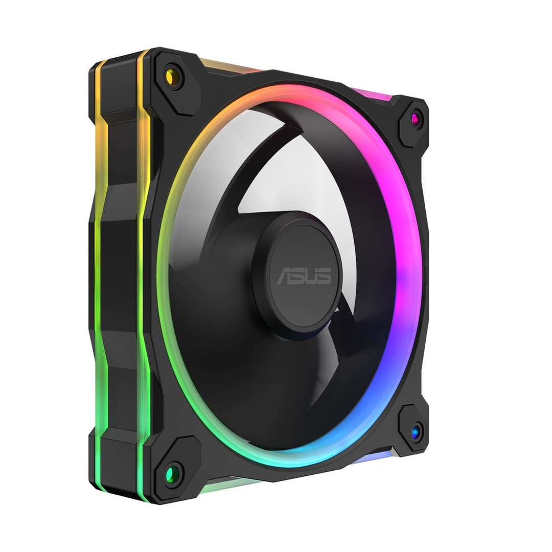ASUS Prime MR120 ARGB 120mm Reverse PC Fan - Black - Image 3