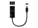 Belkin USB 3.0 to Gigabit Ethernet Network Adapter (B2B048) - Black thumbnail 2