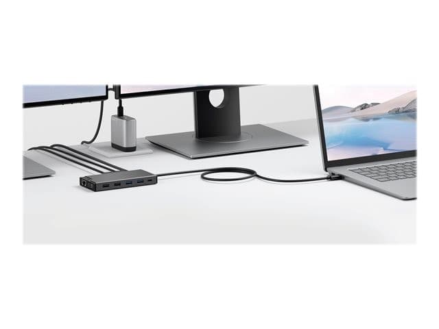 ALOGIC MV2 USB-C Dual Display DP Alt Mode Docking Station Black - Image 3