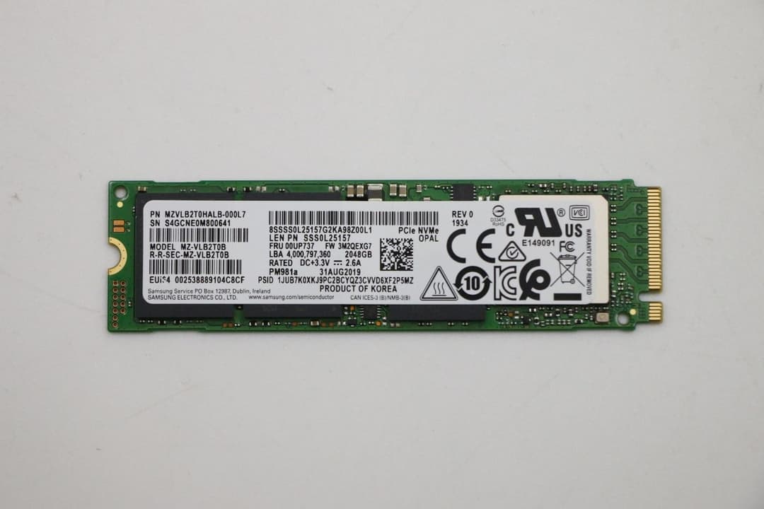 SSD M.2 2280 PCIe NVMe 2TB - Image 1