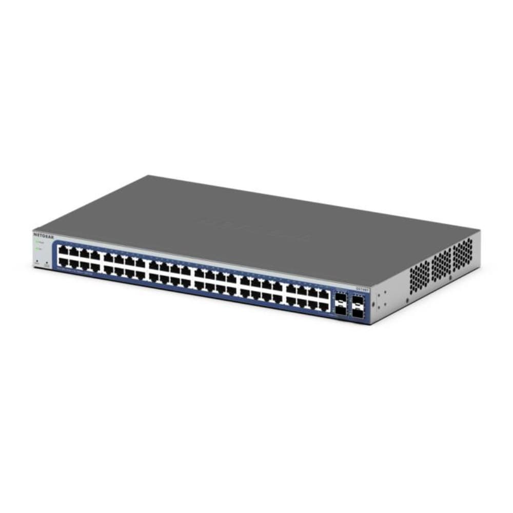 NETGEAR GS748Tv6 Smart Managed Gigabit Network Switch 48 Ports with 2 x 1G SFP and 2 x 1G Combo Ports - Image 4