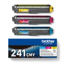 Brother TN-241CMY Toner Cartridge Multipack 3-Pack Original Cyan, Magenta, Yellow, 1,400 Pages Each, for HL-3140CW / HL-3150CDW / HL-3170CDW / DCP-9015CDW / DCP-9020CDW / MFC-9140CDN / MFC-9330CDW / MFC-9340CDW thumbnail 4