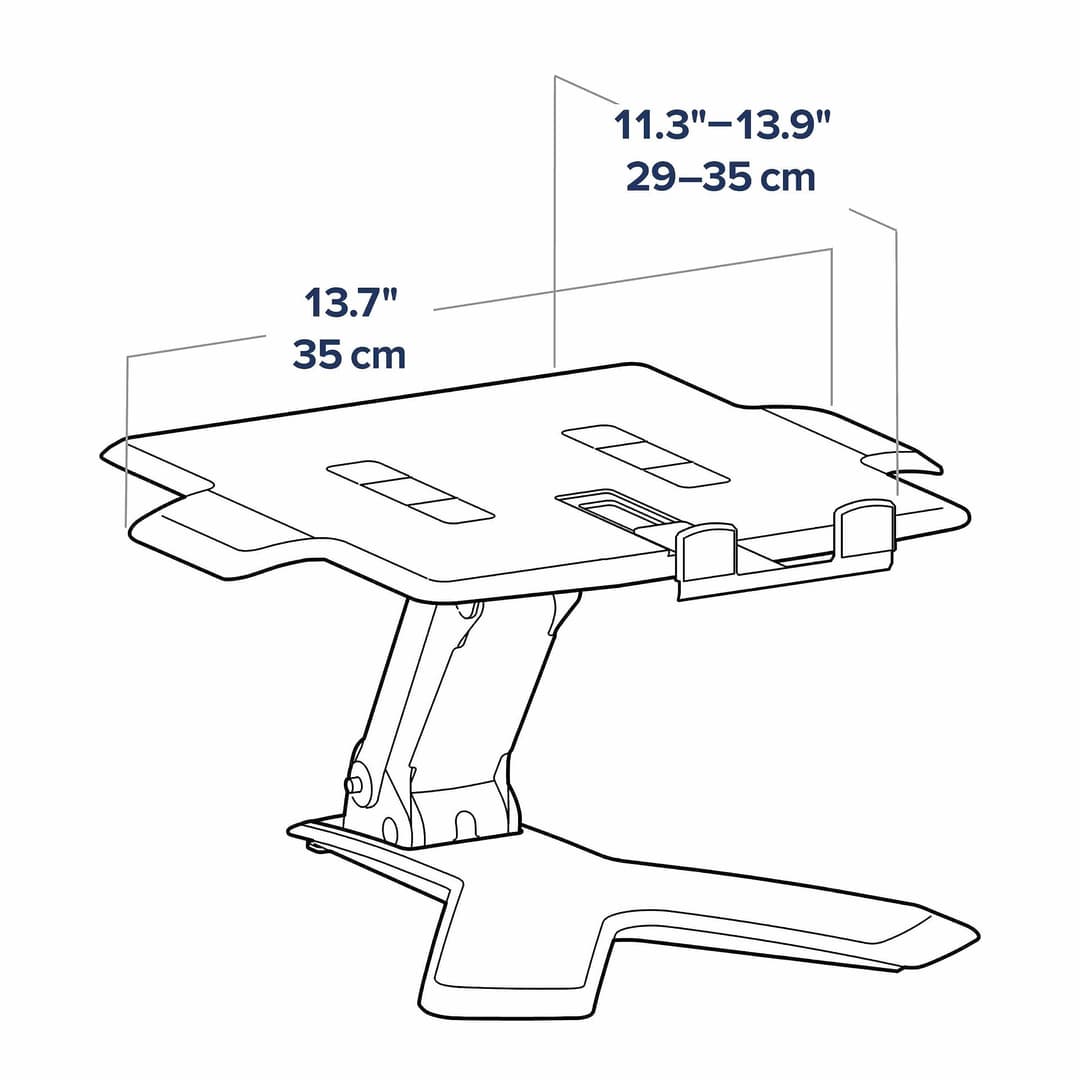 Ergotron Neo-Flex Elevated Laptop Stand - Black - Image 4