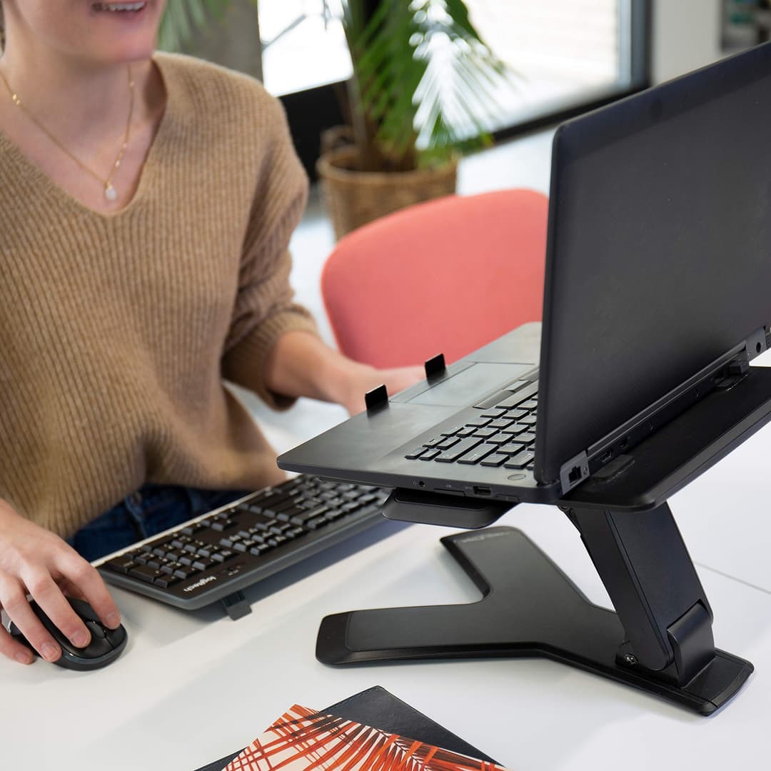 Ergotron Neo-Flex Elevated Laptop Stand - Black - Image 5