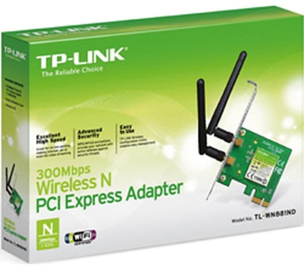 TP-Link TL-WN881ND 300Mbps Wireless N PCIe Card - Image 2