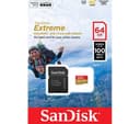SanDisk Extreme microSDXC UHS-I Memory Card 64 GB with SD Adapter (Class 10, U3, V30, A2, up to 170 MB/s) thumbnail 2