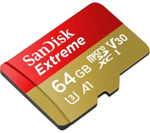 SanDisk Extreme microSDXC UHS-I Memory Card 64 GB with SD Adapter (Class 10, U3, V30, A2, up to 170 MB/s) - Image 4