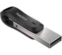 SANDISK iXpand Flash Drive Go USB 3.0 & Lightning Dual Memory Stick - 128 GB, Black thumbnail 2