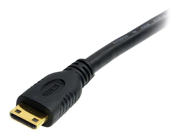 StarTech HDMI to Mini HDMI Cable with Ethernet 1m Black (HDACMM1M) - Image 2