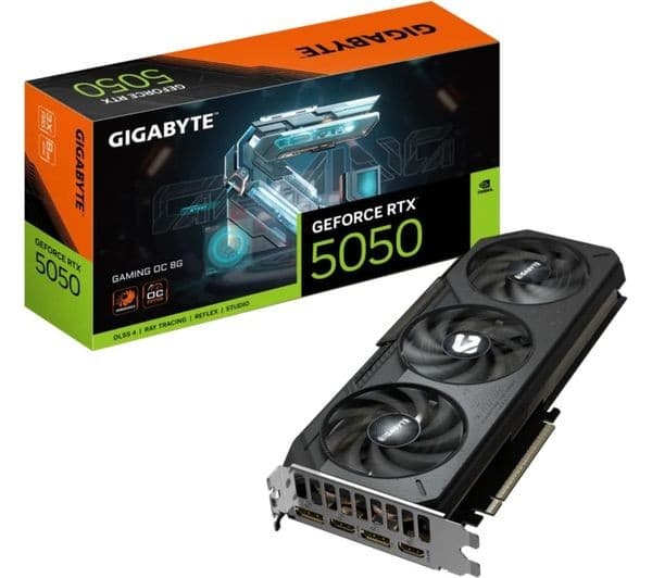 GIGABYTE GeForce RTX 5050 8 GB GAMING OC Graphics Card
