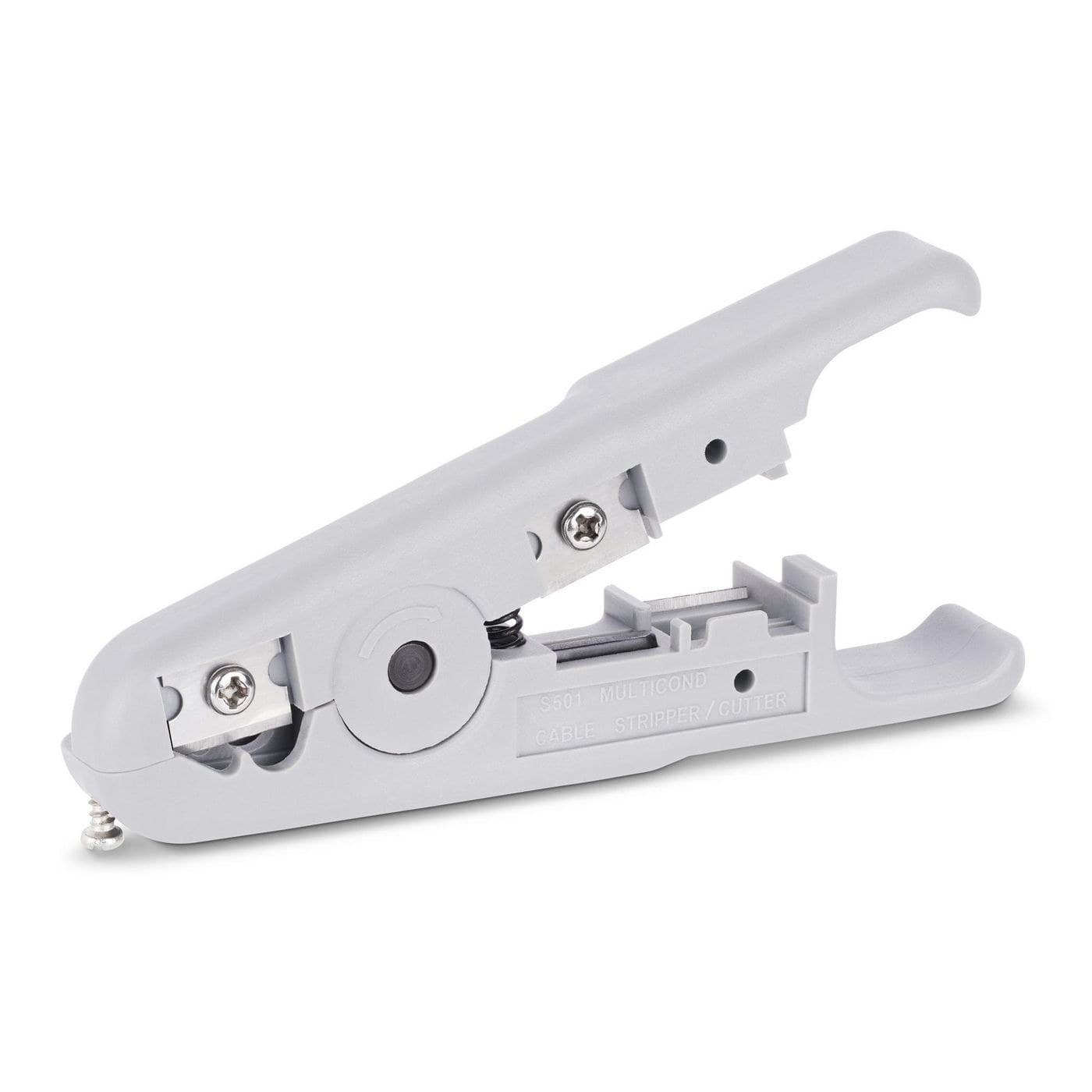 StarTech.com CABLESTRIPCUT Network Cable Stripper and Cutter - Rotary Wire Stripping and Cutting Tool for UTP/FTP/STP/Coax Cables