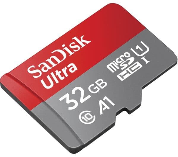 SanDisk Ultra microSDHC 32GB Class 10 A1 UHS-I 120MB/s with SD Adapter