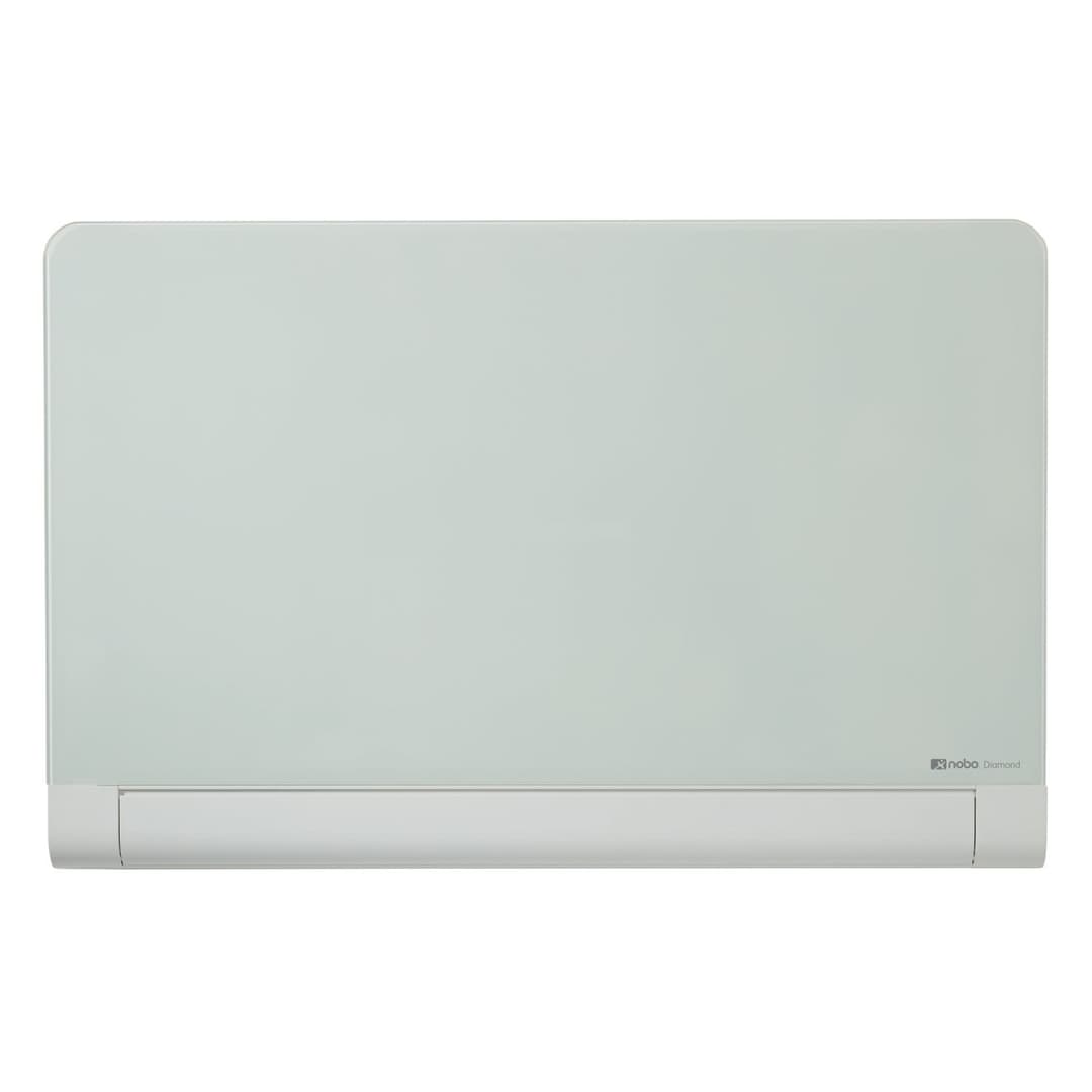 Nobo Impression Pro Glass Magnetic Whiteboard concealed pen tray 57" 126x71cm - Image 1