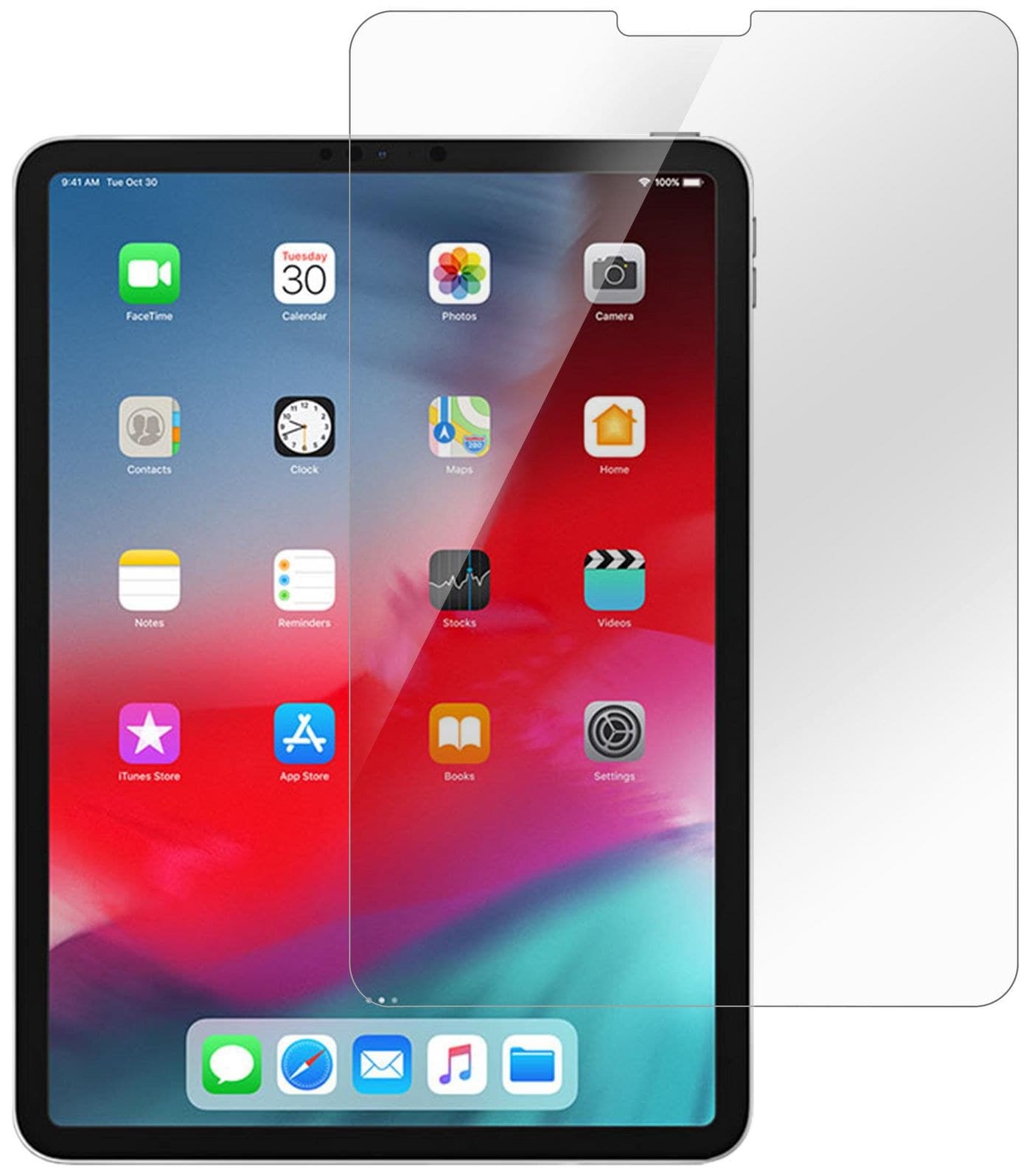 eSTUFF Titan Shield Clear Tempered Glass Screen Protector for iPad Pro 11" 2022/2021/2020/2018 & iPad Air 10.9" 2020/2022