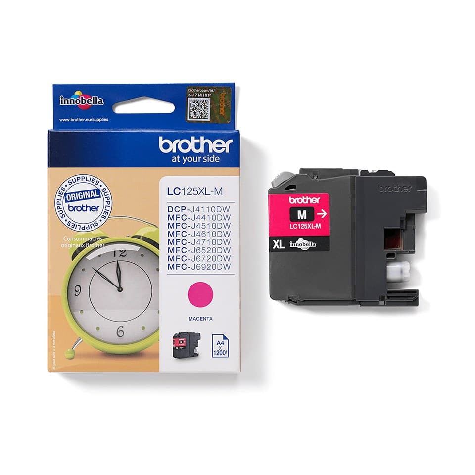 Brother LC125XL Original High Yield Ink Cartridge 1,200 Pages - Magenta - Image 4
