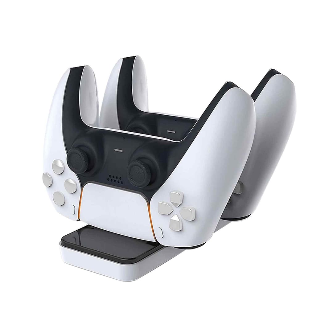 PS5 Dual Charging Dock Black and White - Image 3